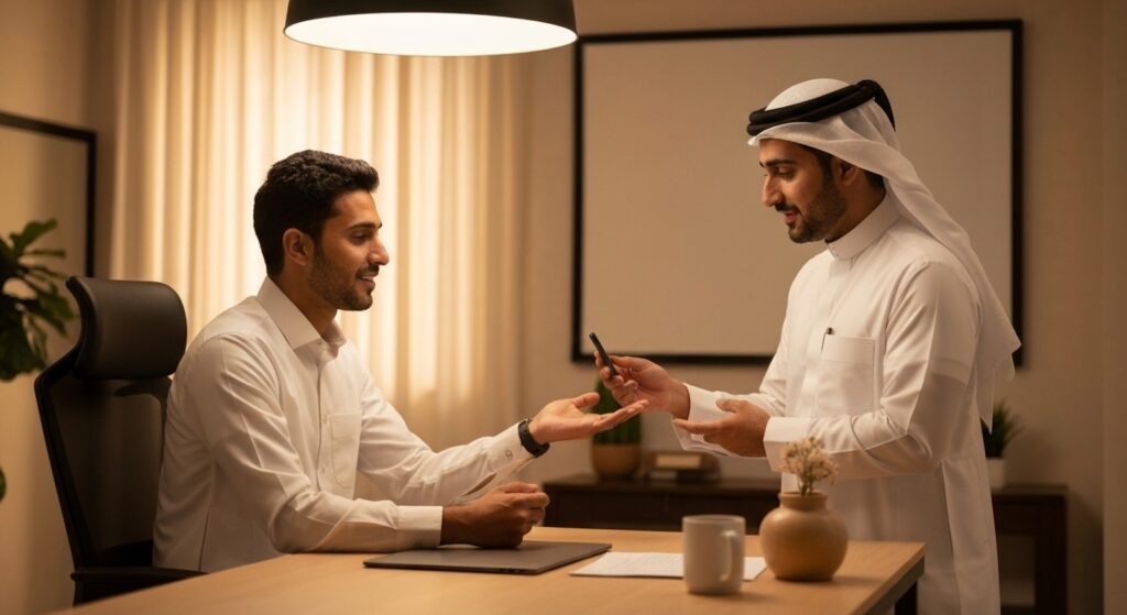 Startup Founder Getting Accounting Support in Qatar